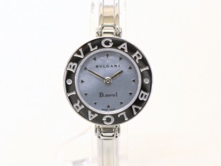 BVLGARI ブルガリ B-ZERO1 BZ22S バングルウォッチ ブルーシェル