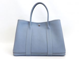 HERMES エルメス ガーデンパーティPM □Q刻 ネゴンダ ブルーリン