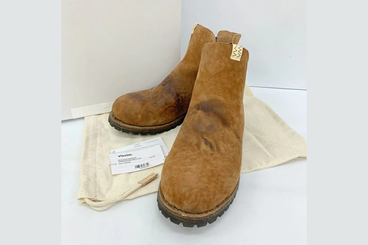 visvim GORNERGRAT MID-FOLK、付属品がそろっていると査定が変わる